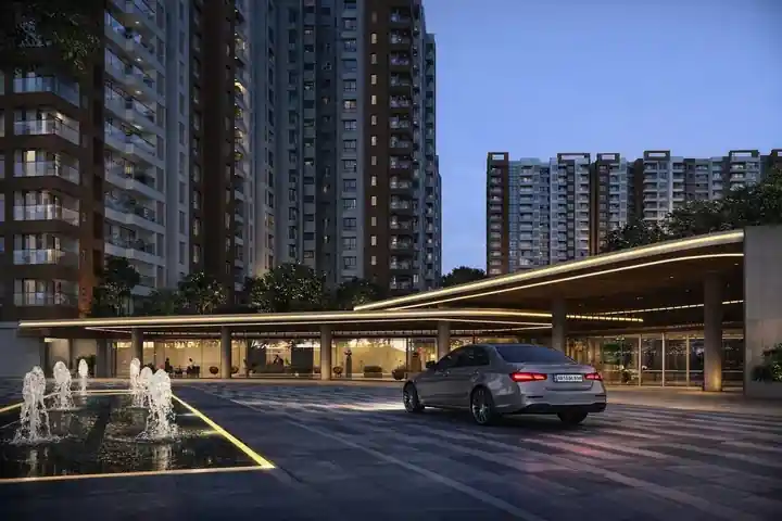 Entry gate at Prestige Evergreen Entry gate at Prestige Evergreen
