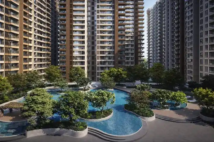 Central Garden area at Prestige Evergreen Central Garden area at Prestige Evergreen